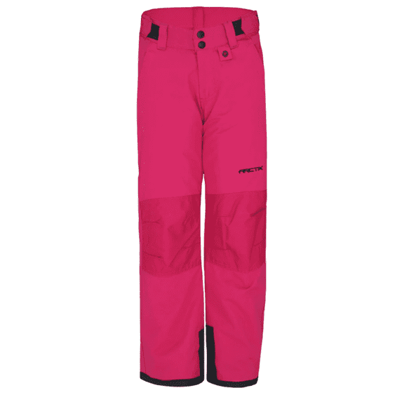 Arctix Kids's Insulated Snow Pants with Reinforced Knees and Seat, Water Resistant Snow Pants for Skiing & Snowboarding (Fuchsia, S)