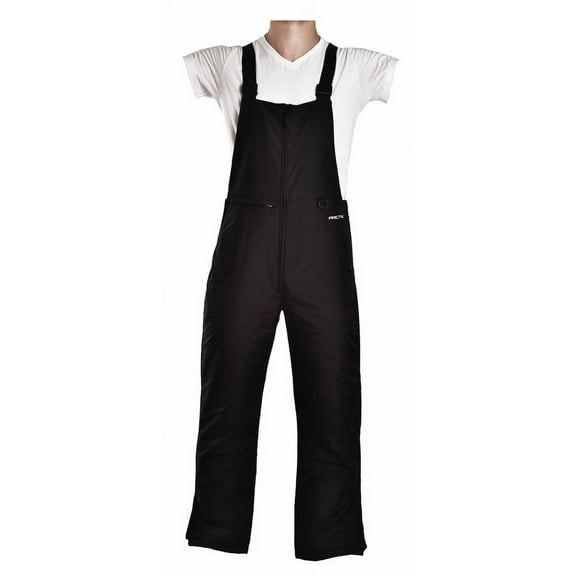 Arctix Men's Essential Insulated Bib Overalls, Black Warm Winter Ski Suit (4XL)