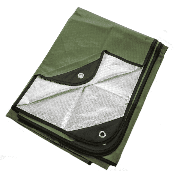 Arcturus All-Weather Outdoor Survival Blanket, 60" x 82", All-Weather, Reusable Emergency Blanket for Car or Camping. Insulated Thermal Reflective Tarp with Carry Bag. Blocks Infrared Signature.