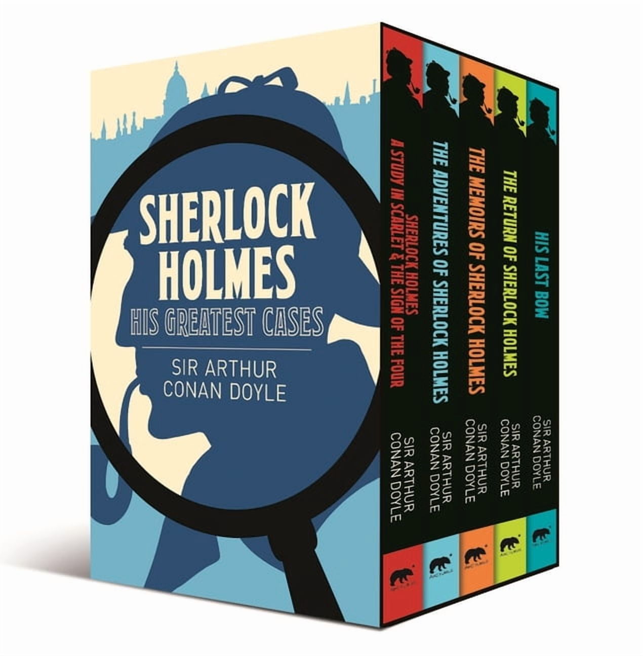 Arcturus Classic Collections Sherlock Holmes: His Greatest Cases: 5-Book Paperback Boxed Set, Book 8, (Paperback)