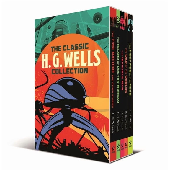 Arcturus Classic Collections The Classic H. G. Wells Collection: 5-Book Paperback Boxed Set, Book 4, (Paperback)