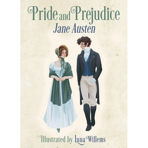 Arcturus Illustrated Classics Pride and Prejudice: Illustrated by Luna Willems, (Hardcover)