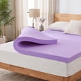 thumbnail image 1 of Arctus 2" Ventilated Memory Foam Mattress Topper, Lavender Infused Mattress Topper, Queen Size, CertiPUR-US, Medium Firm, 1 of 9