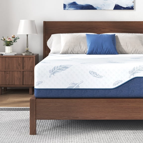 Arctus Full Size 14" Plush Memory Foam Mattress in a Box with Gel Layer and Removable Fiberglass Free Cover, Deep Pressure Relief, Motion Isolation