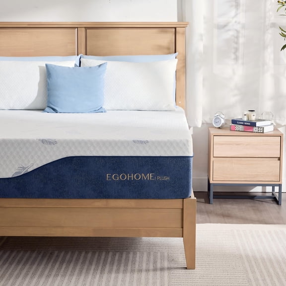 Arctus Full Size 14" Plush Memory Foam Mattress in a Box with Gel Layer and Removable Fiberglass Free Cover, Deep Pressure Relief, Motion Isolation