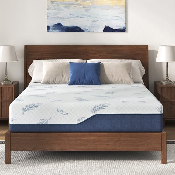 Arctus Queen Size 12 Inch Firm Memory Foam Mattress in a Box with Gel Layer and Removable Fiberglass Free Cover, Cool Sleep and Back Pain Relief, CertiPUR-US Certified