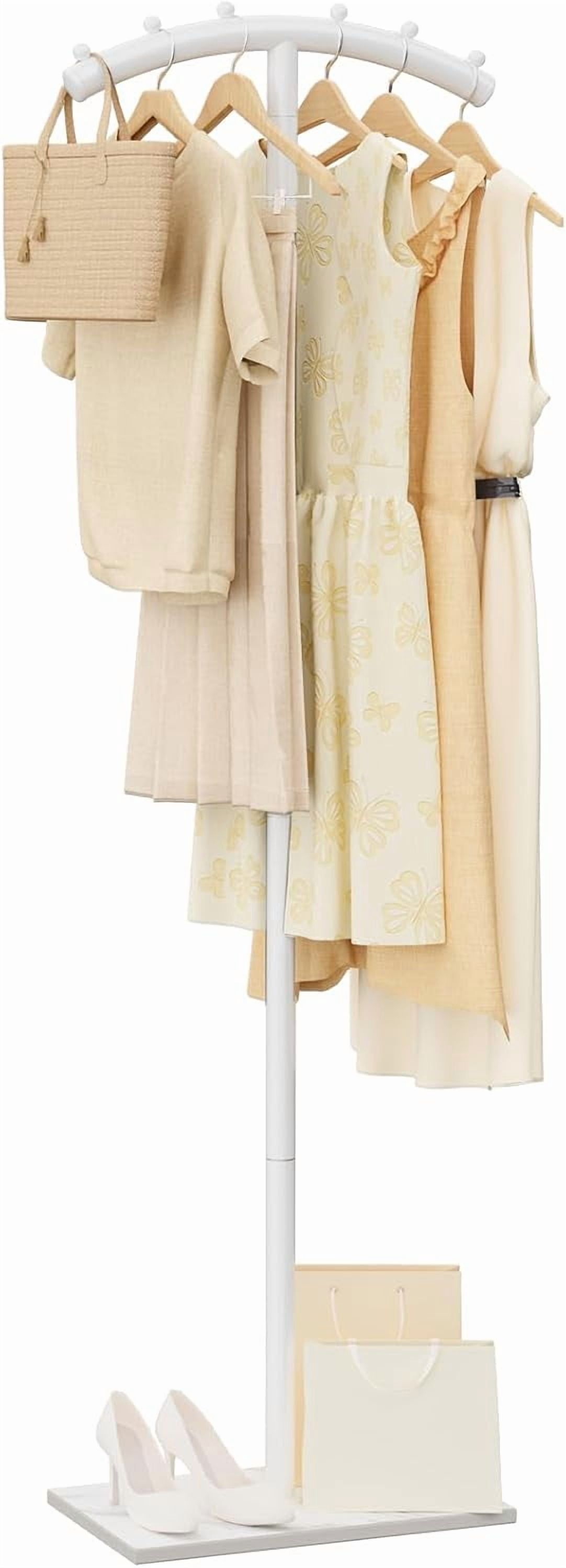 Rock Coat Racks Arcuate Garment Rack, T-shaped Coat Tree Freestanding, Metal Coat Racks ...