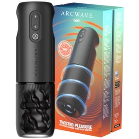 Arcwave Orbit Rotating Mens Personal Massager | 360 Motion | App-Controlled Interactive Device | Rechargeable USB-C | Silicone Sleeve | Storage Case Included