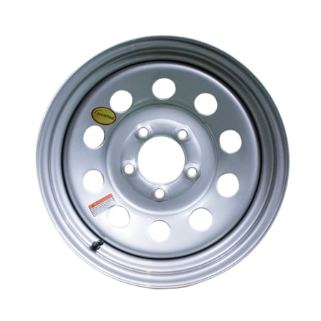 ARC Wheels 15" x 6" Wheel Covers & Hub Caps Steel Silver fitsTrailer Trailer Wheel
