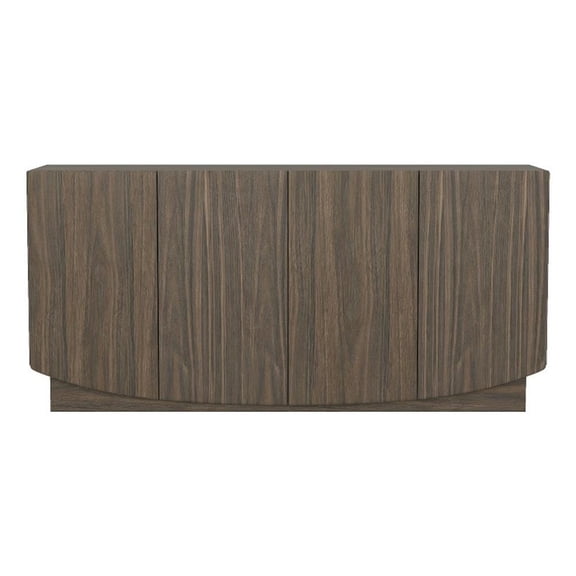Ardea Contemporary 60" Sideboard in Walnut (4-Door)