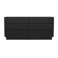 thumbnail image 1 of Ardea Contemporary 72" Dresser in Black (6-Drawer), 1 of 8