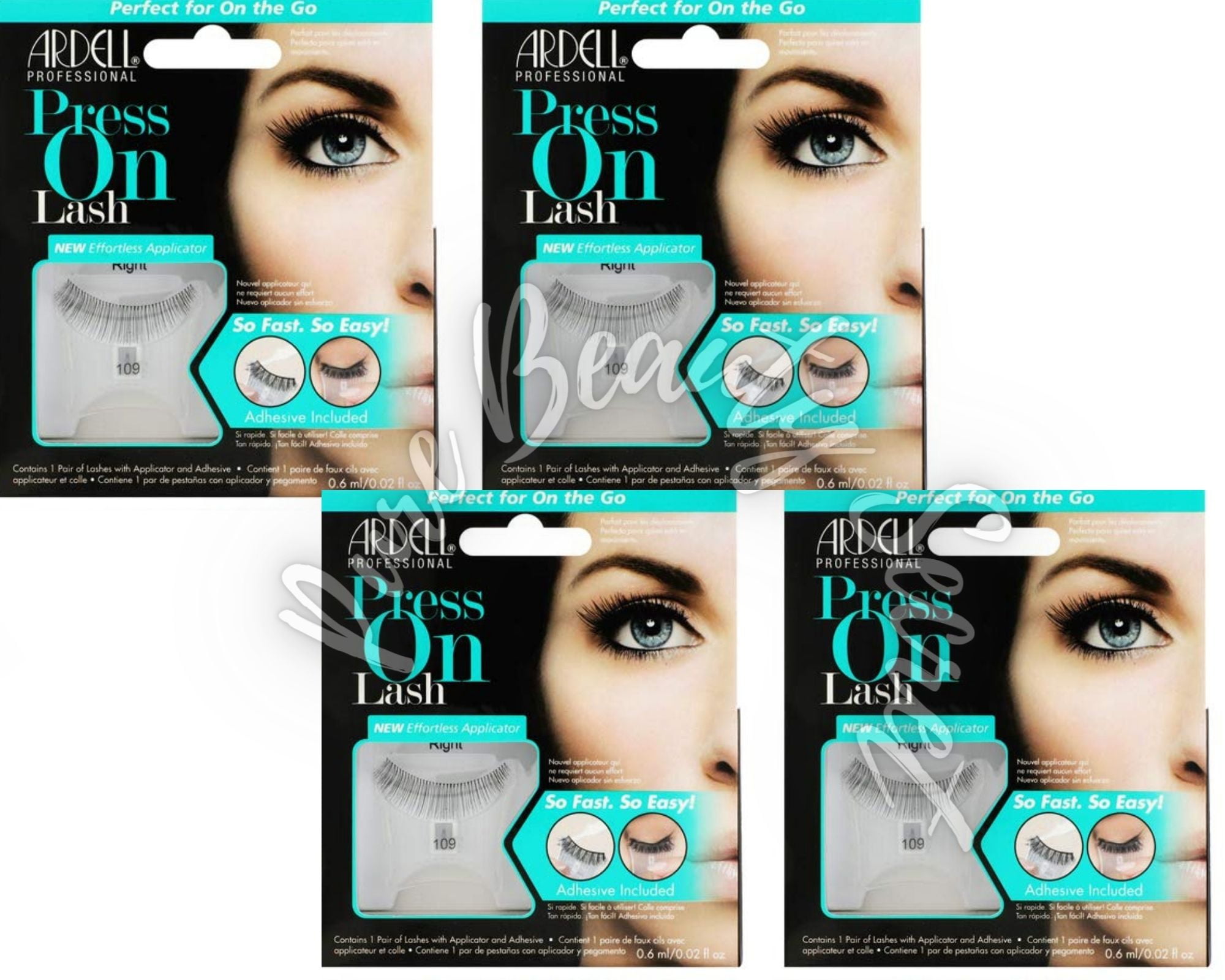 Ardell - 1 Pair - Self-Adhesive - 110S x 4