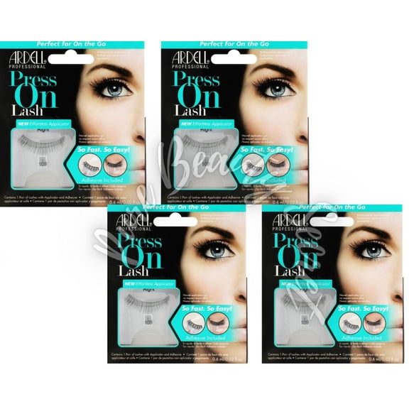 Ardell - 1 Pair - Self-Adhesive - 110S x 4