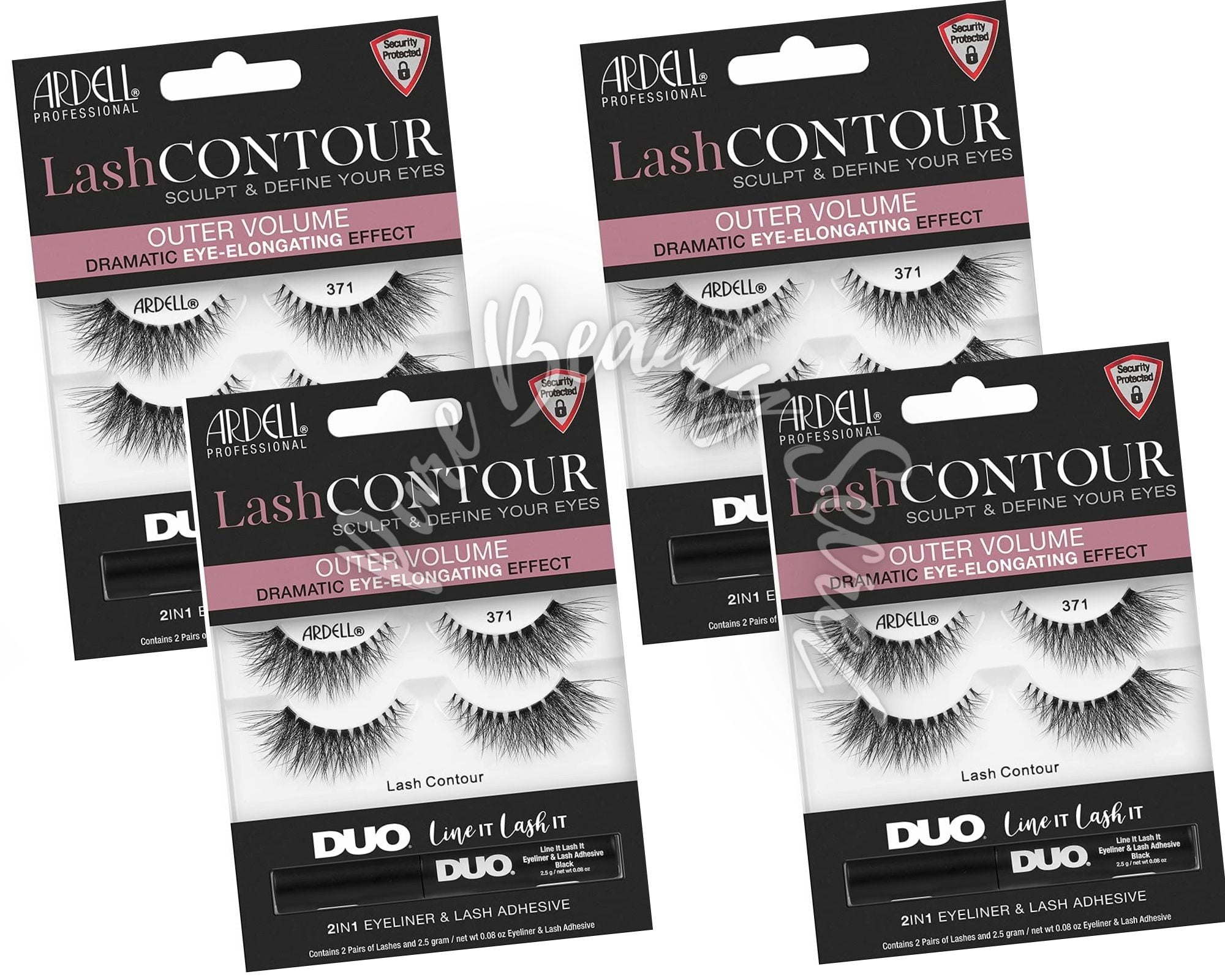 Ardell - 2 Pairs - Lash Contour 371 x 4