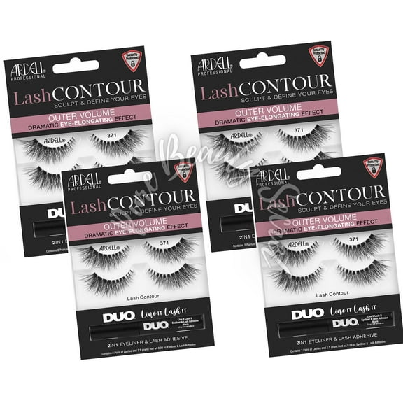 Ardell - 2 Pairs - Lash Contour 371 x 4