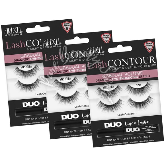Ardell - 2 Pairs - Lash Contour 372 x 3