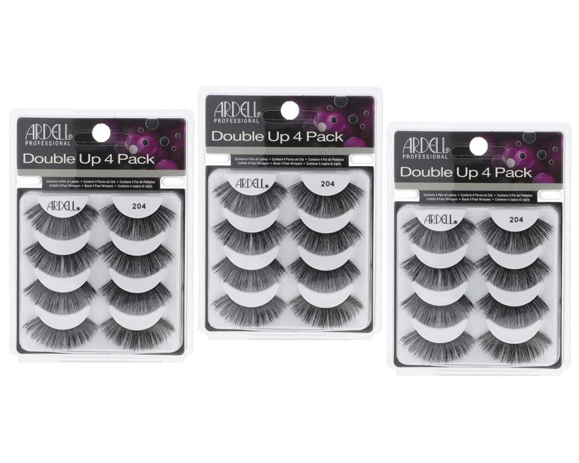 Ardell - 4 Pairs - Double Up - 204 x 3