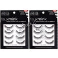 thumbnail image 1 of Ardell Faux Mink Lashes False Eyelashes 817 - Natural Look, Dramatic Volume, Comfortable Wear Strip Lashes, 4 Pairs X 2 Pack - Pack Of 1, 1 of 3