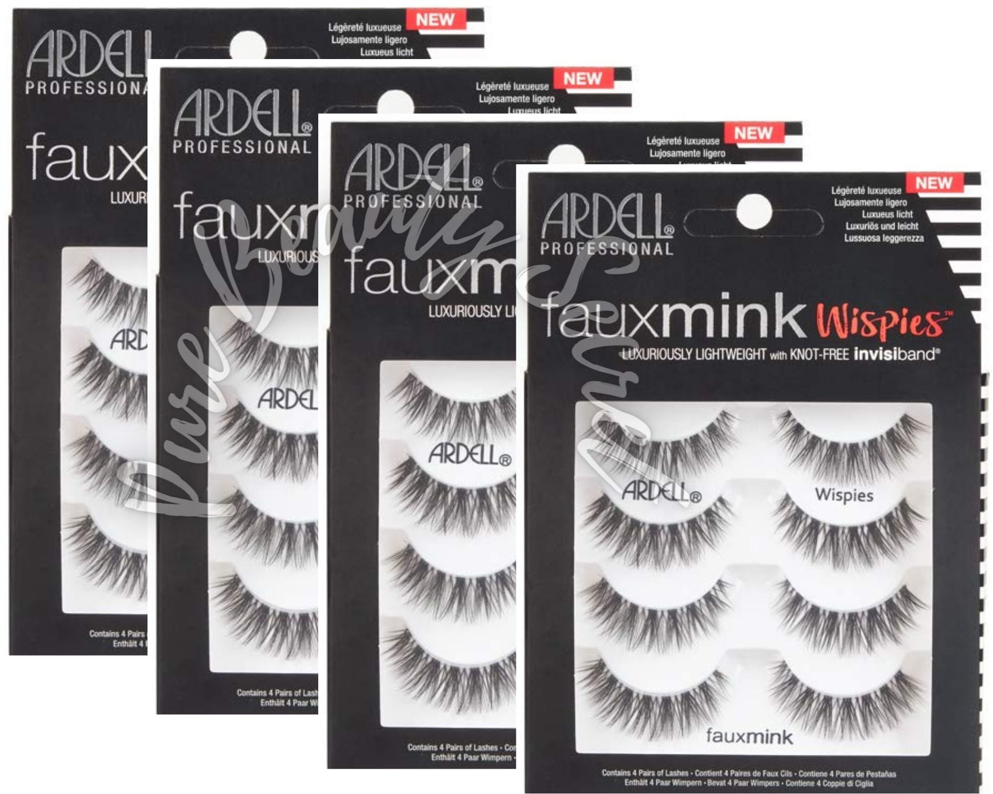 Ardell - 4 Pairs - Fauxmink - Wispies x 4