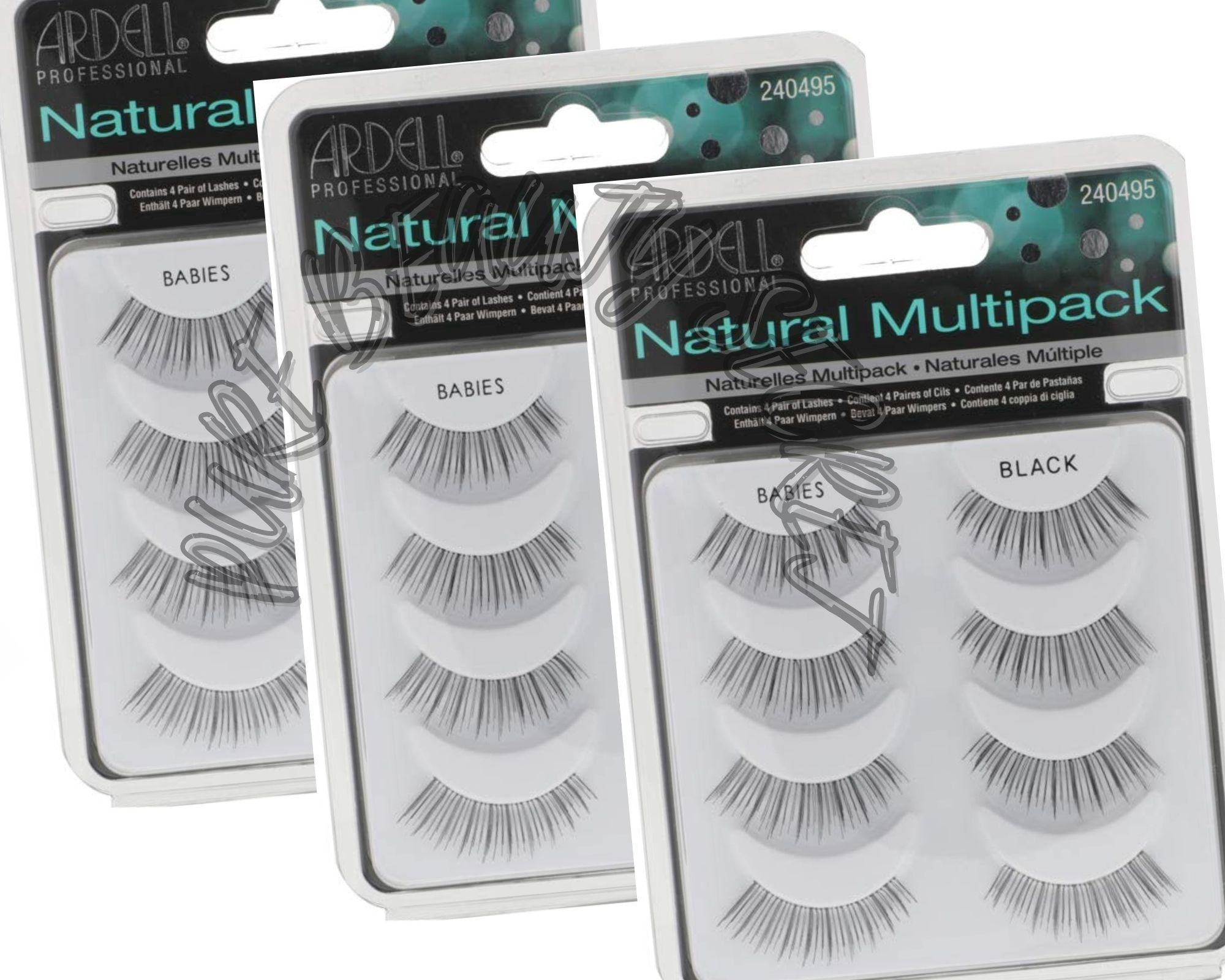 Ardell - 4 Pairs - Naturals - Babies (61486) x3
