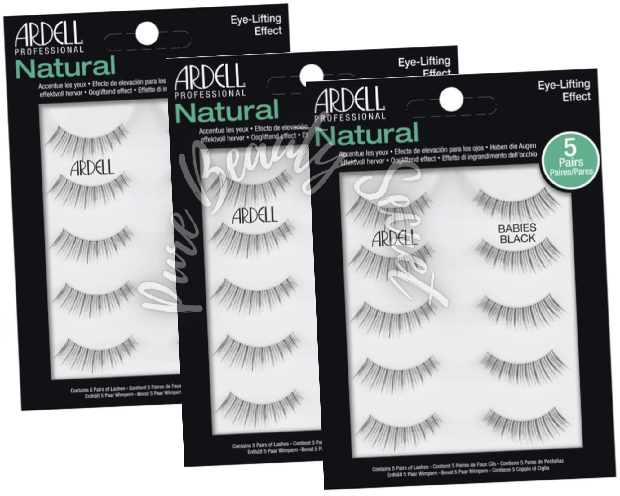 Ardell - 5 Pairs - Natural - Babies x 3