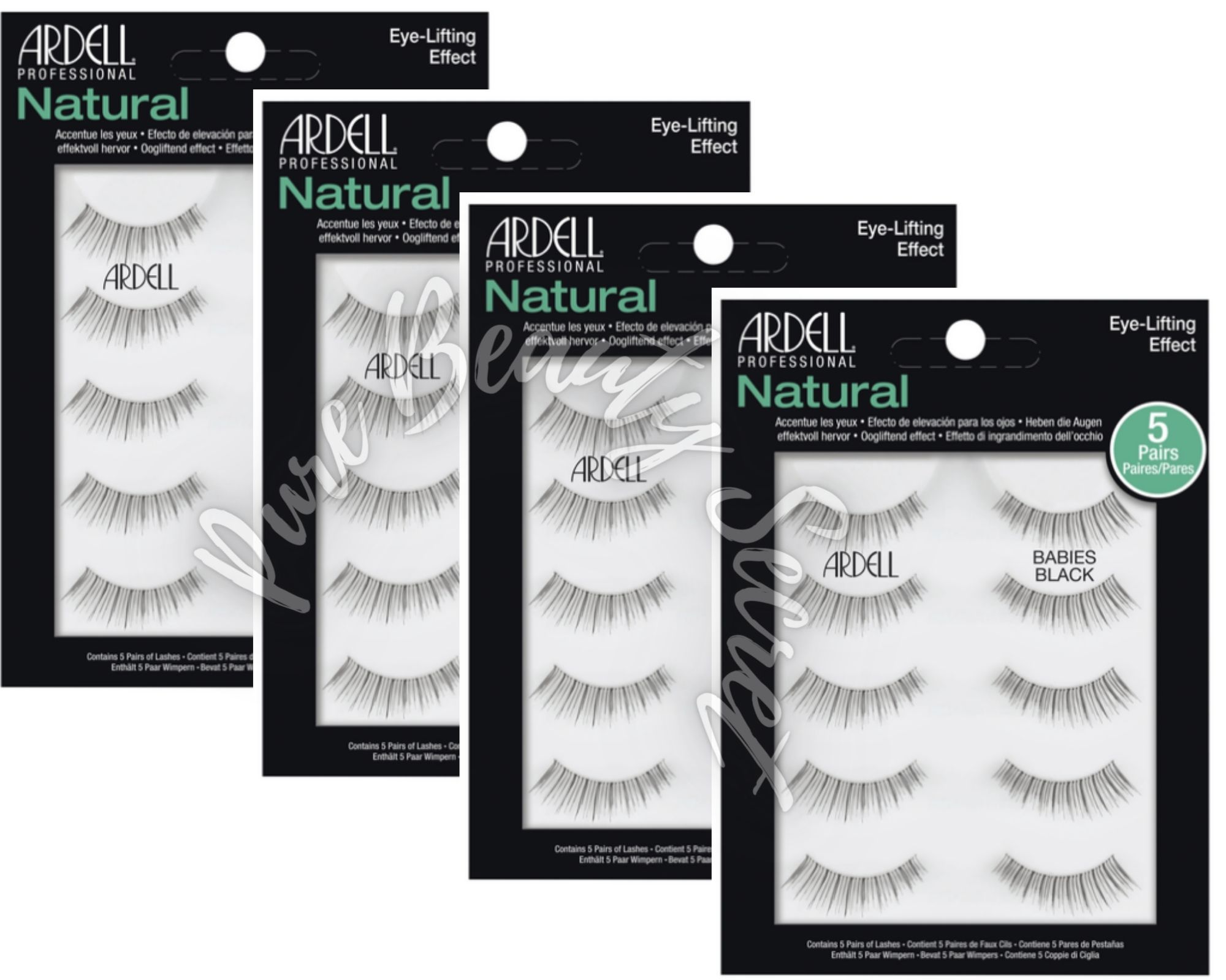 Ardell - 5 Pairs - Natural - Babies x 4