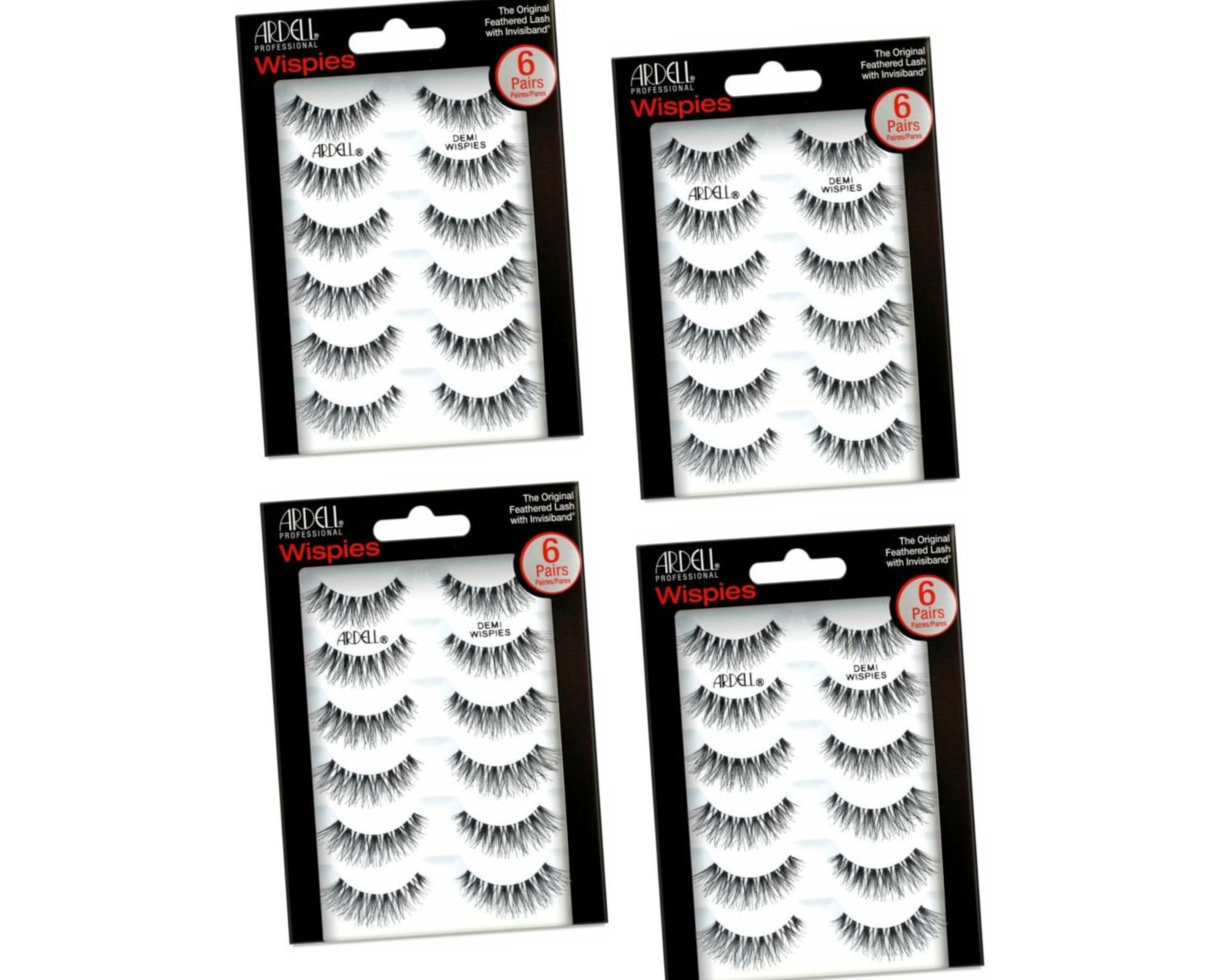 Ardell - 6 Pairs - Demi Wispies x 4