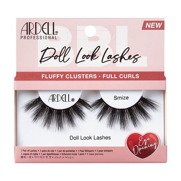 Ardell BBL Doll Look Lashes Smize, Fluffy Clusters Full Curls, Pack of 2
