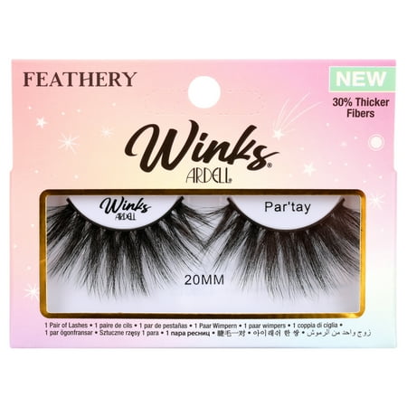 Ardell Black Winks False Lashes, Par'tay, 1 Pair