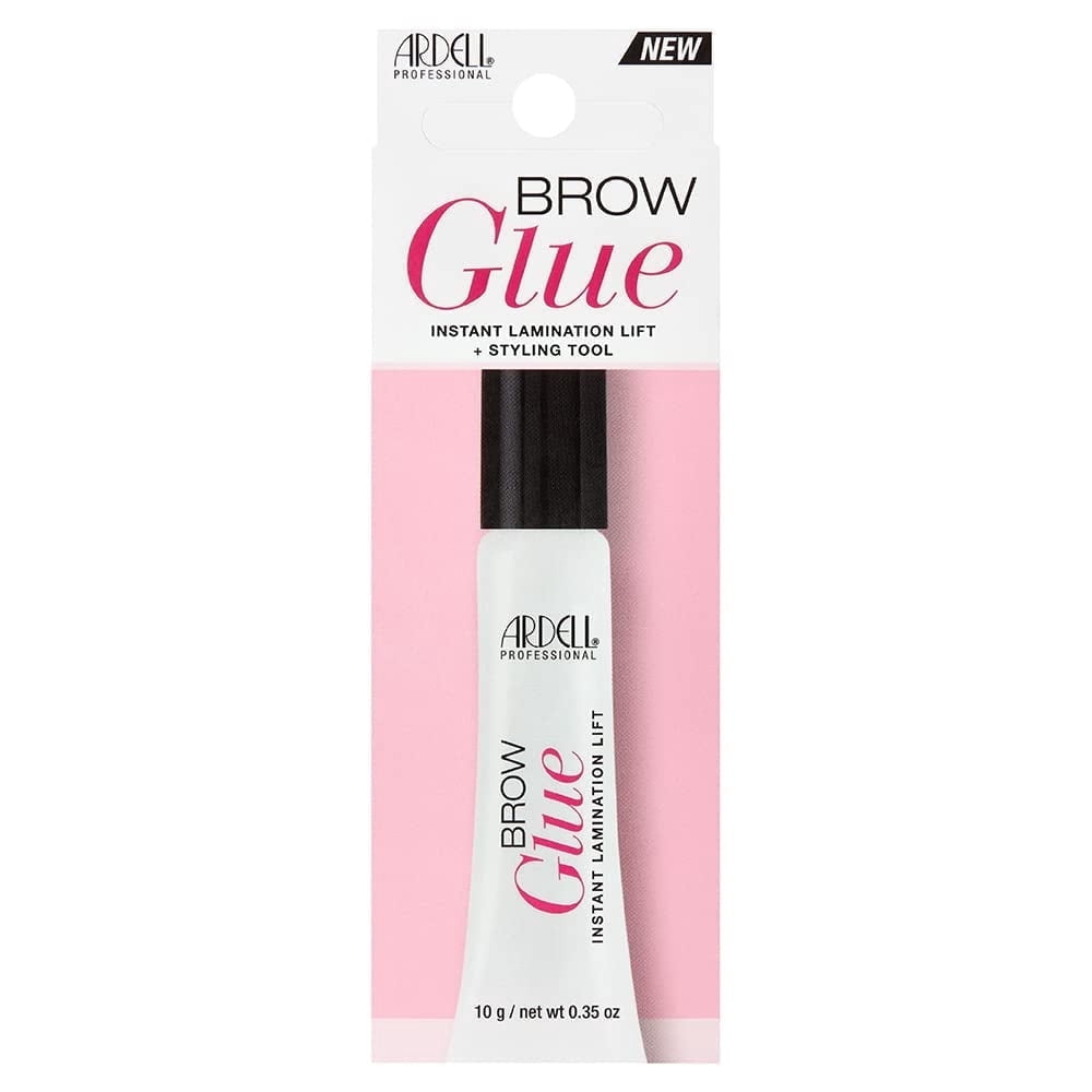 Ardell Clear Brow Lamination Gel with Styling Brush, Water Resistant, 24-Hour Hold, 0.35 oz
