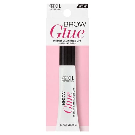 Ardell Clear Brow Lamination Gel with Styling Brush, Water Resistant, 24-Hour Hold, 0.35 oz