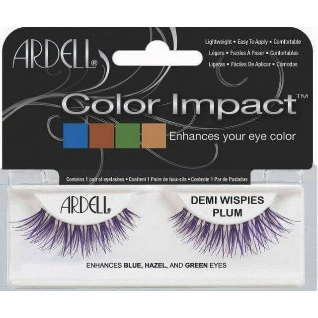 Ardell Color Impact Lashes, Demi Wispies Plum