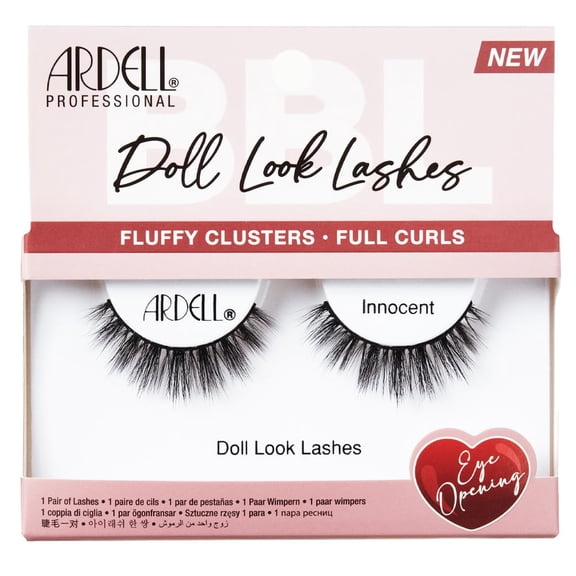 Ardell Doll Look Lashes Innocent, Fluffy Clusters Full Curls, 1 Ea..