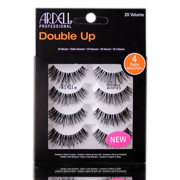 Ardell Double Up Multipack - Double Wispies - Pack of 1 with Sleek Comb