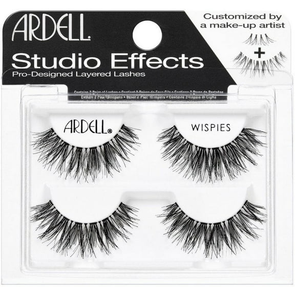 Ardell Eyelash Twin Pack Natural Studio Effects Wispies #67515