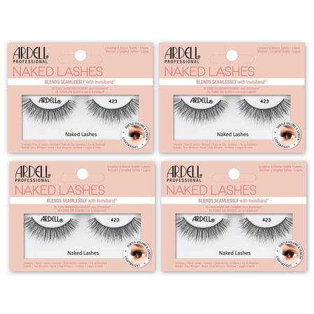 Ardell False Eyelashes 1 Pair - Naked Lashes - 423 ( PACK OF 4 )