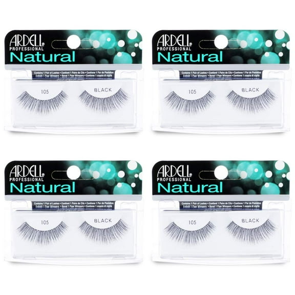 Ardell False Eyelashes #105 Black (4 Pack)