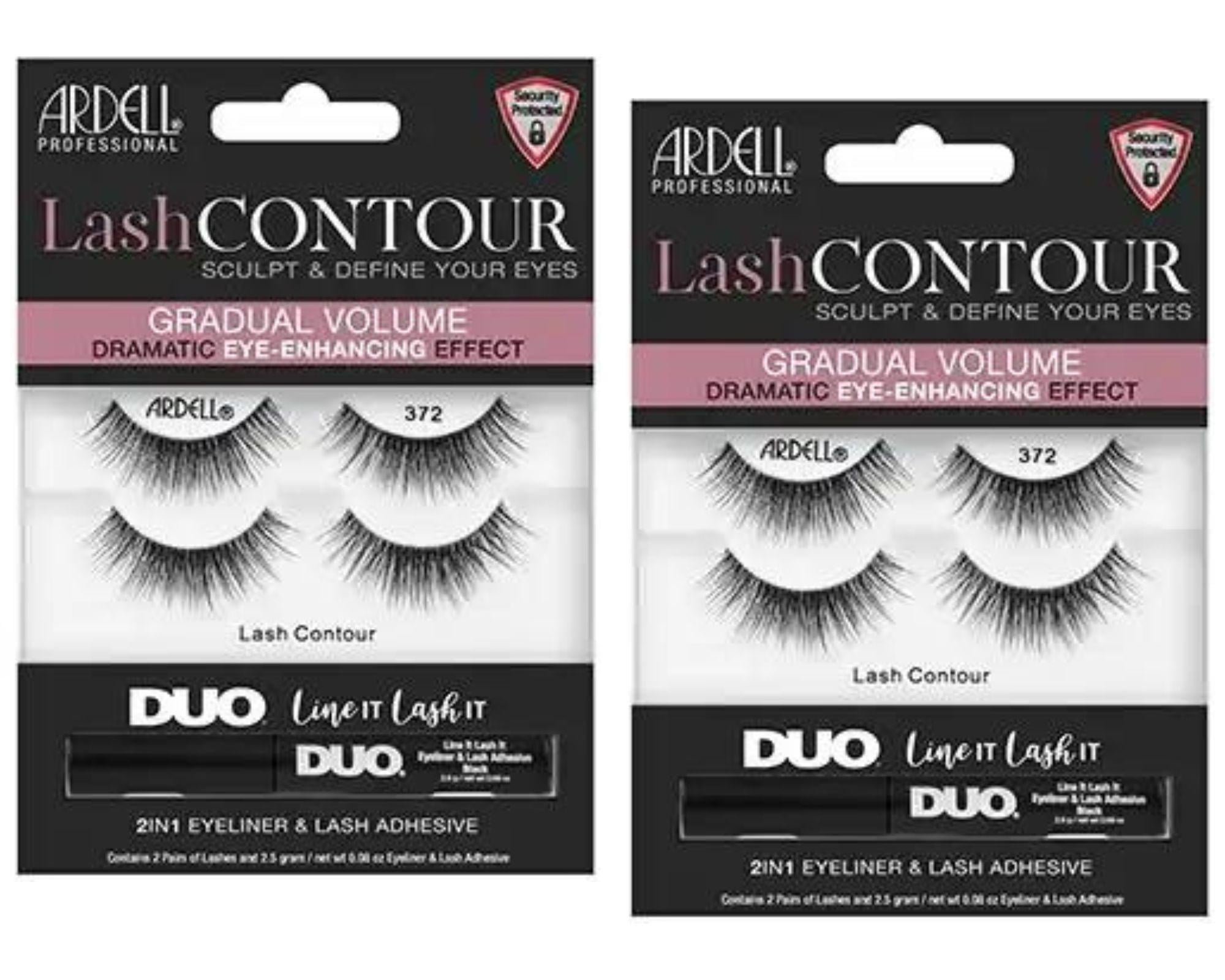Ardell False Eyelashes 2 Pairs - Lash Contour Style #372 - PACK OF 2