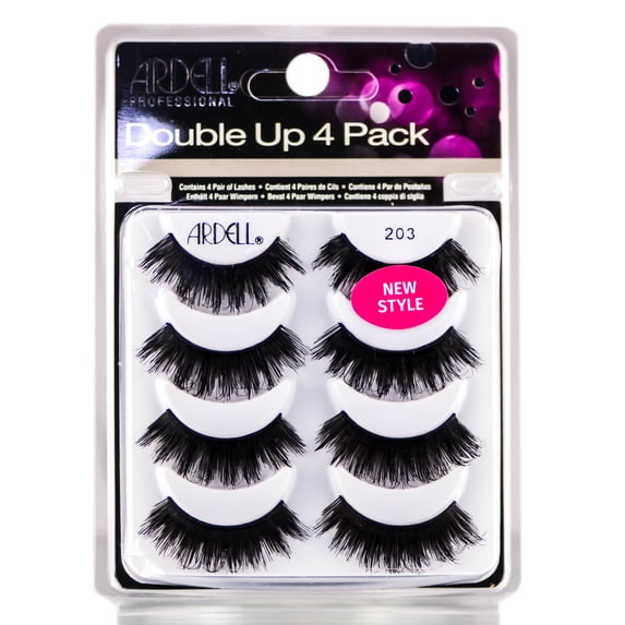Ardell False Eyelashes 4 Pack Double Up 203, #66690