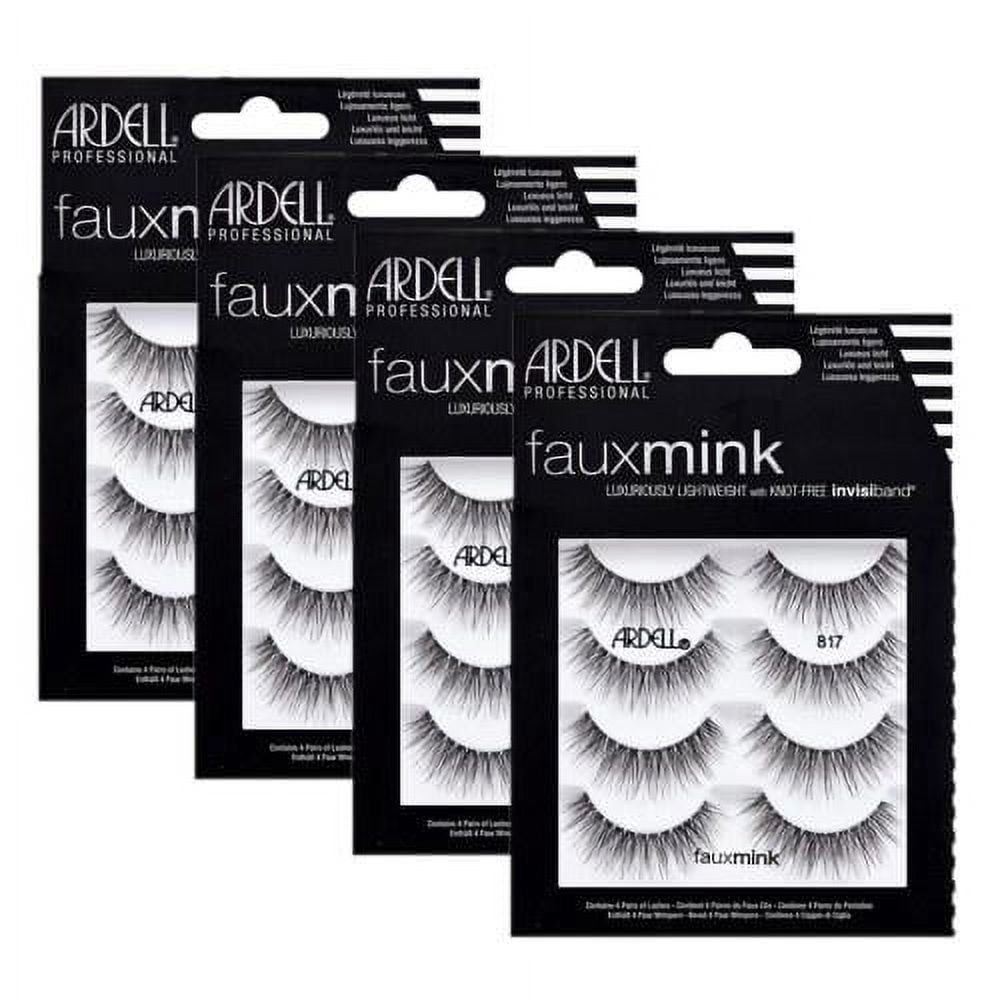 Ardell False Eyelashes 4 Pairs - Fauxmink Style #817 - PACK OF 4