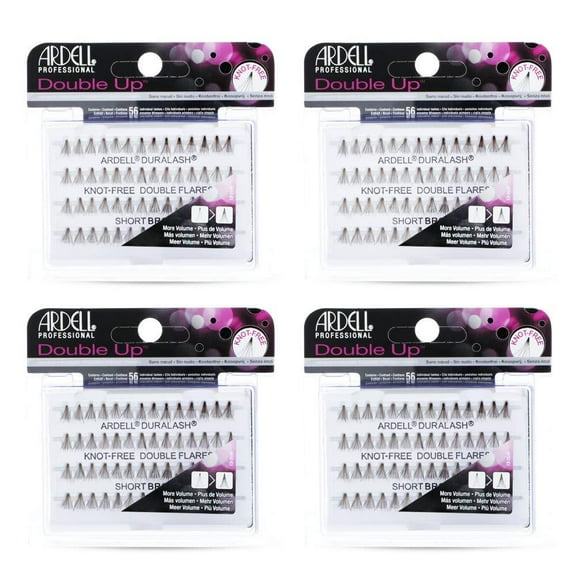 Ardell False Eyelashes Double Up Individuals Knot-Free 4 Pack