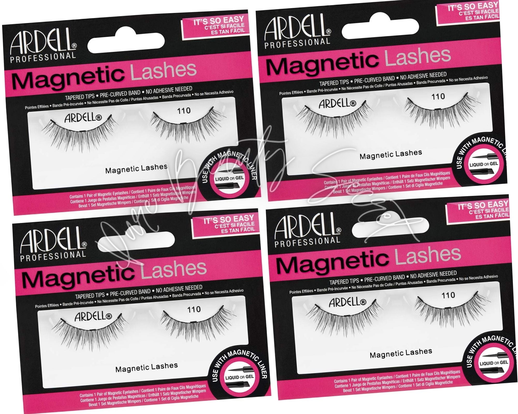 Ardell False Eyelashes  Magnetic - Style #110 ( PACK OF 4 )