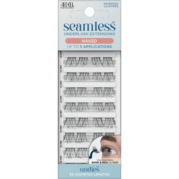 Ardell False Eyelashes Seamless Refill, Naked, Black