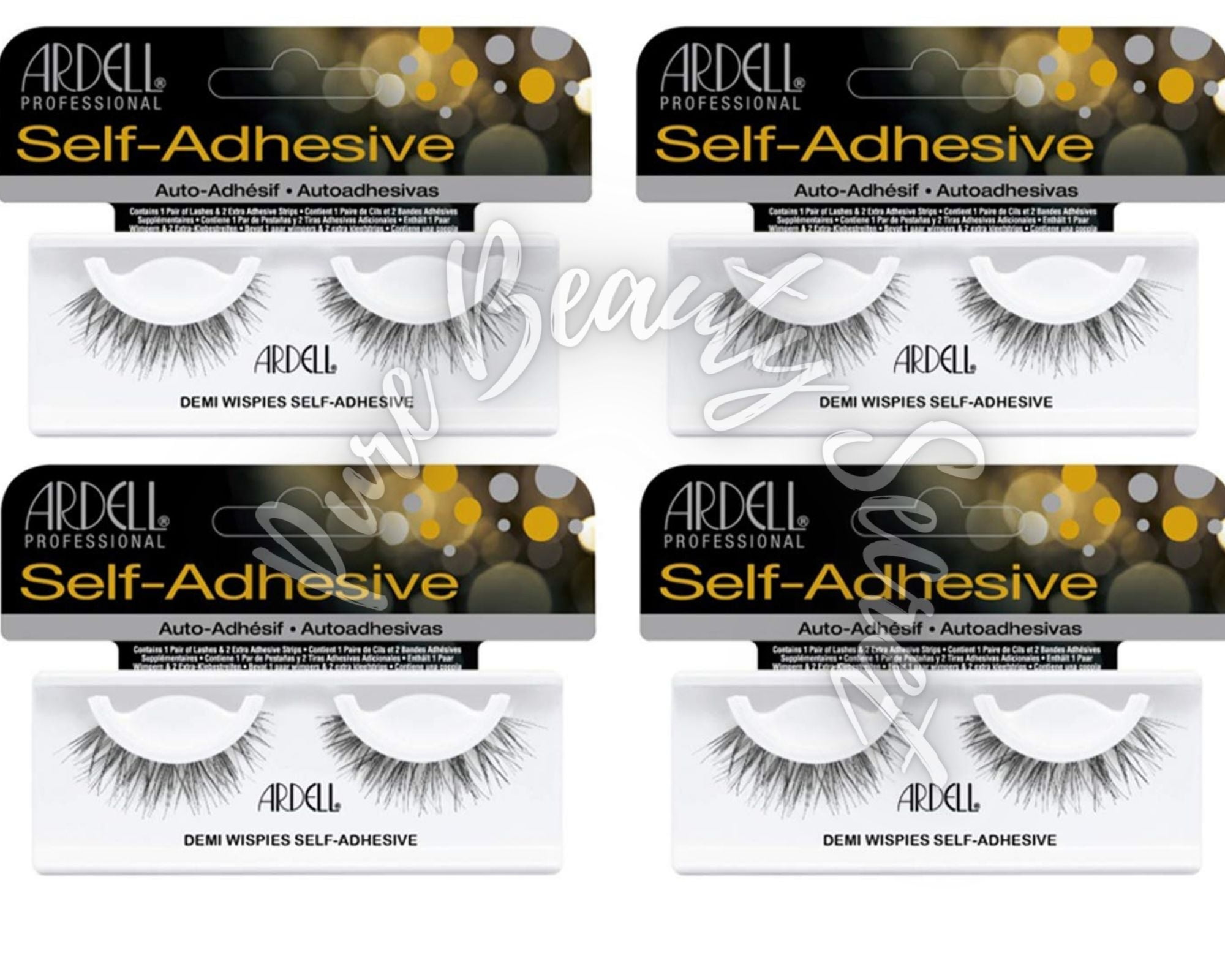 Ardell False Eyelashes Self-Adhesive Demi Wispies 4 Pack