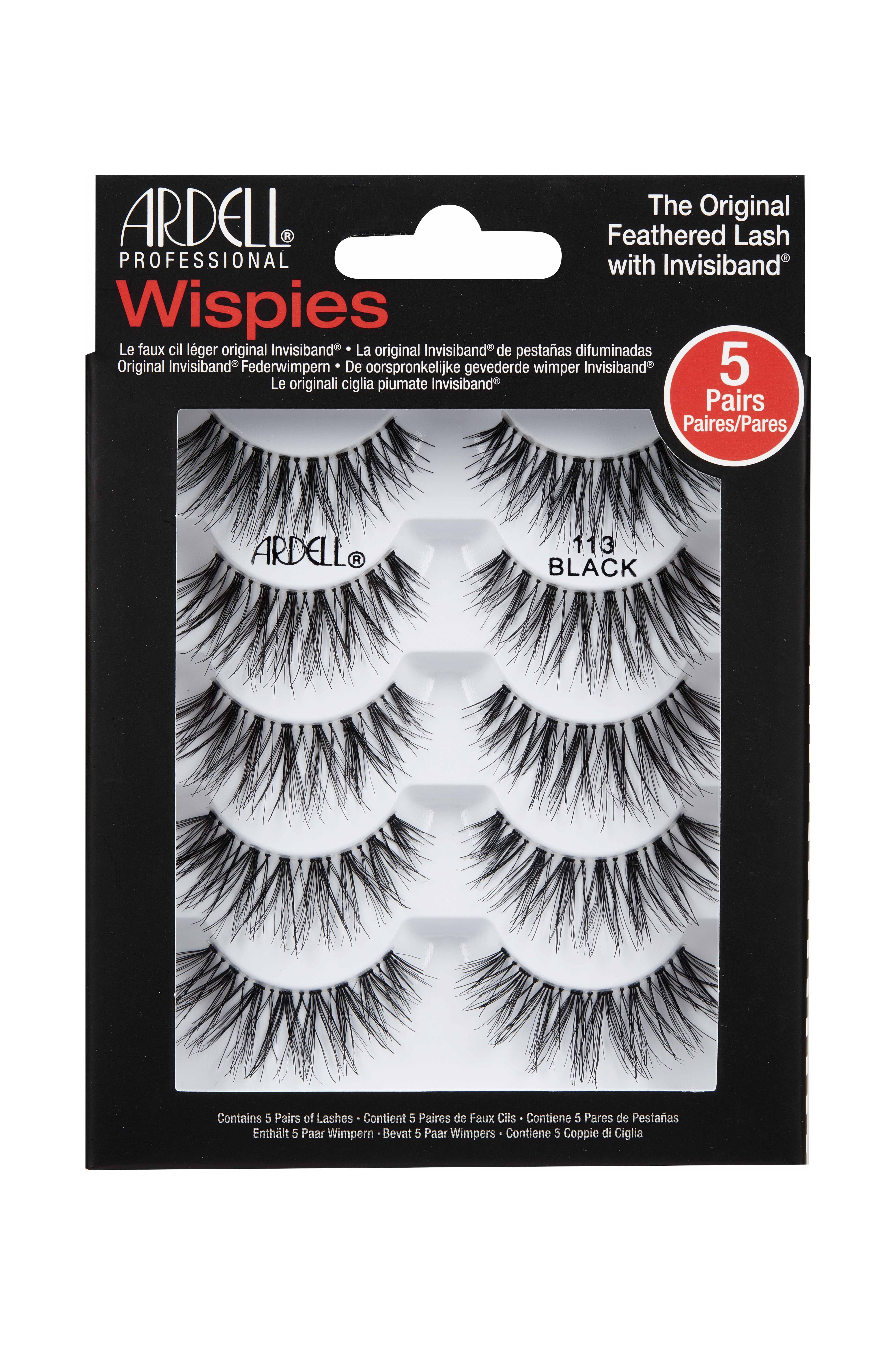 Ardell False Eyelashes Wispies 113 5 Pack Black Walmart
