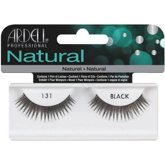 Ardell Fashion Lashes False Eyelashes - #131 Black (Pack of 4)