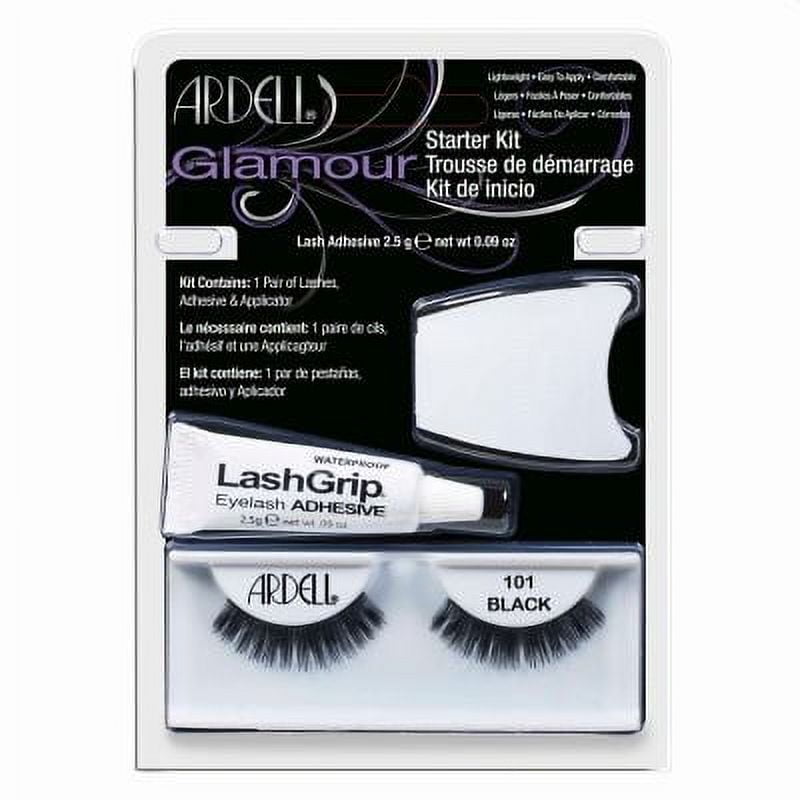 Ardell Glamour 101 Demi Black Starter Kit, 0.09 Oz