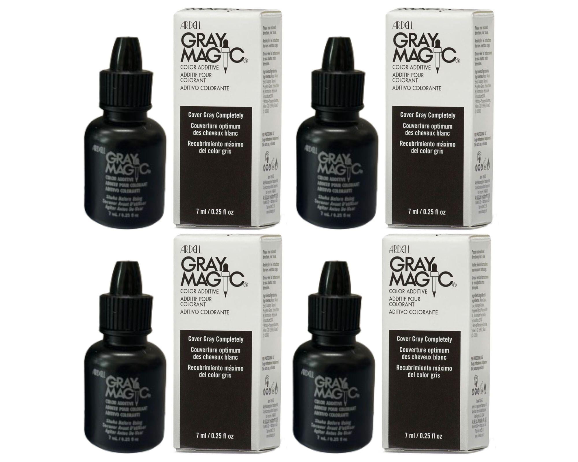 Ardell - Hair Color Additive - Gray Magic - 7ml/0.25oz ( PACK of 4 )