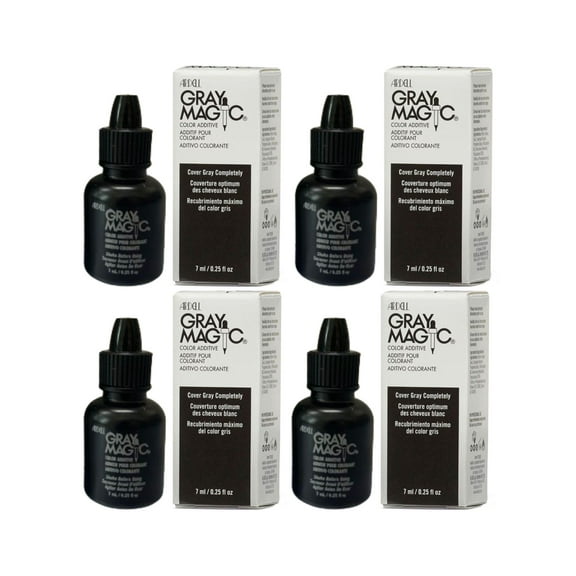 Ardell - Hair Color Additive - Gray Magic - 7ml/0.25oz ( PACK of 4 )