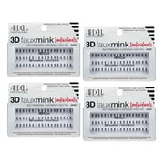 Ardell - Individual - Knot-Free - 3D Faux Mink - Short Pack of 4